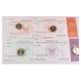 Four (4) Presidential Dollars