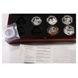 Silver Plated Bradford Proof Coins