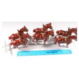 Cast Iron Team of Horses