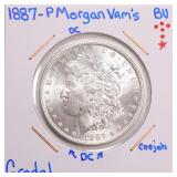 1887 Silver Morgan Dollar
