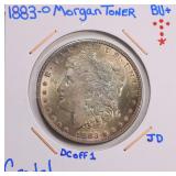 1883-O Toned Morgan Silver Dollar
