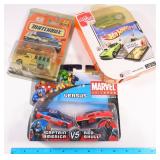 Hot Wheels, Matchbox and Marvel