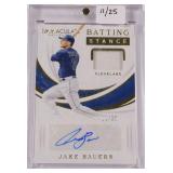 #11/25 Signed Jake Bauers Relic Card