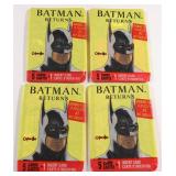 Four (4) 1992 Batman card Packs