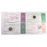 Four (4) Presidential Dollars, Nixon, Ford,