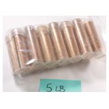 Five (5) LBS of Lincoln Cents, Estate Find