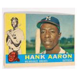 1960 TOPPS #300 HANK AARON HOF