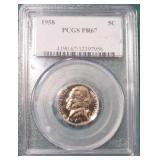 1958 Jefferson Nickel PCGS PR 67