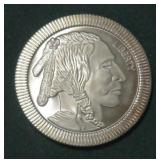 One Troy Ounce .999 Fine Silver Bullion Round