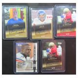 Five (5) SIGNED SAGE HIT Rookie Cards!