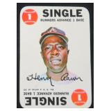 1968 Topps Game #4 HANK AARON HOF