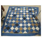 $28 Shipping: Queen Size Quilt with (2) Shams