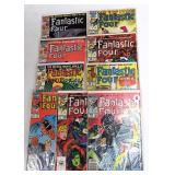 Nine (9) Marvel Fantastic Four Comics