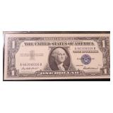 1957 $1 Silver Certificate   looks UNC