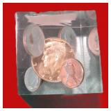 Coin in Lucite Qube