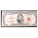 1953 A $5 U.S. Note