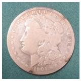 1901-O Silver Morgan Dollar
