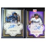 TWO (2) SIGNED Topps FIVE STAR Rookie Cards