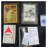 Vintage ZIPPO Lighter (box is rough) & ball cards