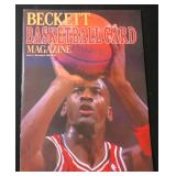 1990 Beckett Basketball Card Magazine #1 Jordan