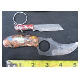 We Ship: (2) Fixed Blade Handmade Knives