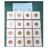 Lincoln Cents 1957-1964 Date Range