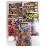 Nine (9) Marvel Comics featuring X-Men