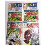 SIX (6) Unity RAI Comics, all boarded and bagged