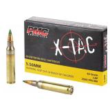 Twenty (20) PMC X-TAC 5.56x45mm NATO 62 Grain