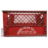 NO SHIPPING: Harris Cream Top Milk Crate, Houston