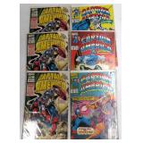 Six (6) Marvel Captain America Comics
