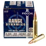 Fifty (50): Fiocchi 5.56 NATO 55gr FMJBT