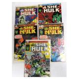 Five (5) Marvel The Savage She-Hulk Comics incl.