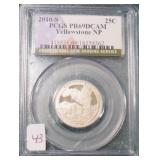 2010-S Yellowstone Quarter PR 69DCAM