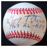 Gary Peters Signed OALB inscribed 1963 AL ROY