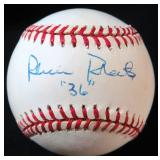 Robin Roberts Signed ONLB inscribed "36" HOF