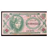Series 641 10c Military Payment Certificate