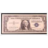 1957 B $1 Silver Certificate   looks UNC