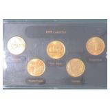 Gold Plated State Quarters