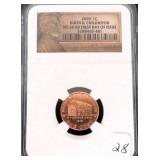 2009 Lincoln Birth and Childhood NGC MS 66 RD