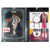LaMelo Ball Rookie Card and Evan Mobley Relic Card