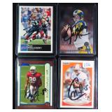 Four (4) Signed Football Cards, Brenham, TX Estate