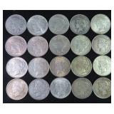 Twenty (20) Silver Peace Dollars, Estate Find
