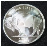 One Ounce .999 Fine Silver Buffalo/Indian Bullion