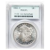 OGH! 1884-O $1 MS63 Prooflike PCGS Generation 2.1