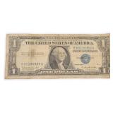 1957 $1 Dollar Silver Certificate Blue Seal Note