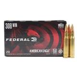 Twenty (20) Federal .308 Win 150gr FMJ-BT