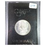 1883 Carson City Silver Morgan Dollar, GSA