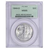 OGH! 1944-D Walking Liberty Half Dollar PCGS MS-65