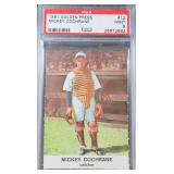 1961 GOLDEN PRESS #12 MICKEY COCHRANE PSA 9
